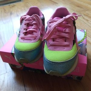 Puma x Lol Surprise Girls Sneakers Size 2 with Box